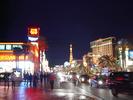 The strip at night