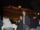 Mala and Anish in front of Bellagio